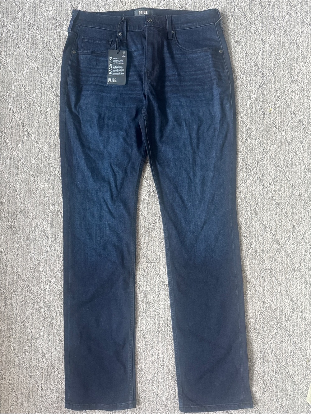PAIGE Federal Men's Dark Indigo Straight Jeans
